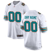 Camisa NFL Miami Dolphins - Versão Alternativa de Jogo - Branco