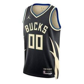 Camisa NBA - Milwaukee Bucks - 2023 - Edição de Impacto - Preto