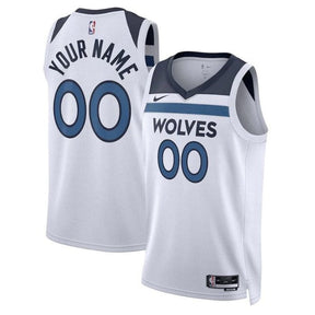 Camisa NBA - Minnesota Timberwolves - 2023 Branco - Edição Associação
