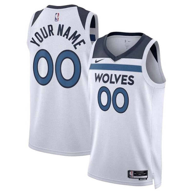 Camisa NBA - Minnesota Timberwolves - 2023 Branco - Edição Associação