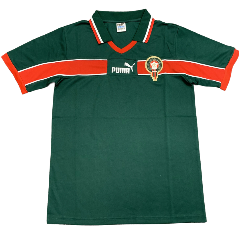 Camisa Marrocos 1998 I Home - Versão Retrô