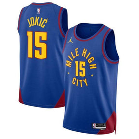 Camisa NBA Nikola Jokic - Denver Nuggets - 2023 Edição de Impacto - Azul