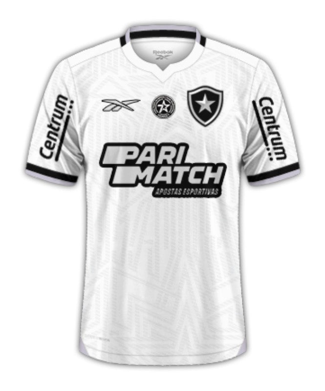 Camisa Botafogo 24/25 III Third - Todos os Patrocínios - Versão Torcedor