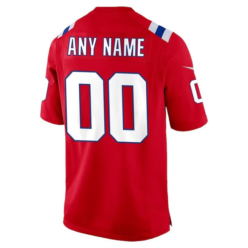 Camisa NFL Patriots - Edição Personalizada Alternativa - Vermelho