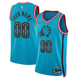 Camisa NBA - Phoenix Suns - 2023 - Edição Cidade - Turquesa