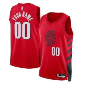 Camisa NBA - Portland Trail Blazers - 2023 - Edição de Impacto - Vermelho