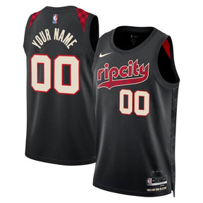 Camisa NBA - Portland Trail Blazers - 23/24 - Preto - Edição Cidade