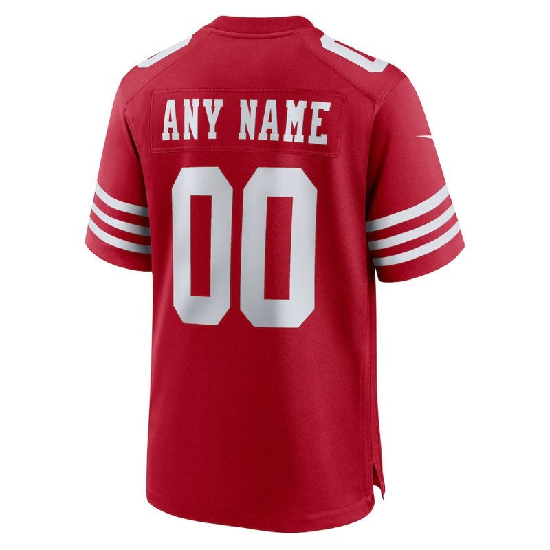 Camisa NFL San Francisco 49ers - Edição Personalizada Scarlet