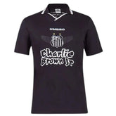 Camisa Santos Charlie Brown JR Preto - Versão Torcedor