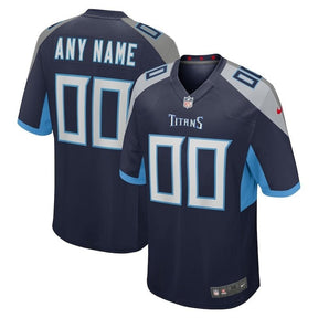 Camisa NFL Tennessee Titans - Edição Personalizada - Azul Marinho