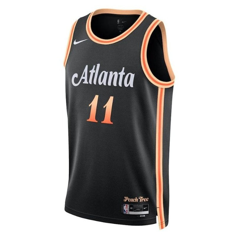 Camisa NBA Trae Young - Atlanta Hawks - 22/23 - Edição Cidade - Preto