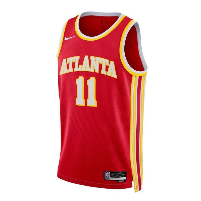 Camisa NBA Trae Young - Atlanta Hawks - 2023 - Edição Ícone - Vermelho