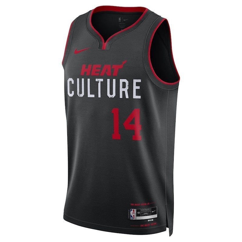 Camisa NBA Tyler Herro - Miami Heat - 23/24 - Preto - Edição Cidade