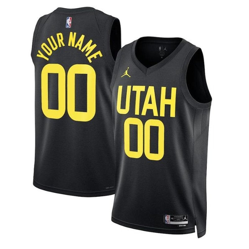 Camisa NBA - Utah Jazz - 2023 - Edição de Impacto - Preto