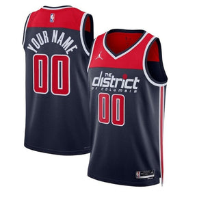 Camisa NBA - Washington Wizards - 2023 - Edição de Impacto - Azul Marinho